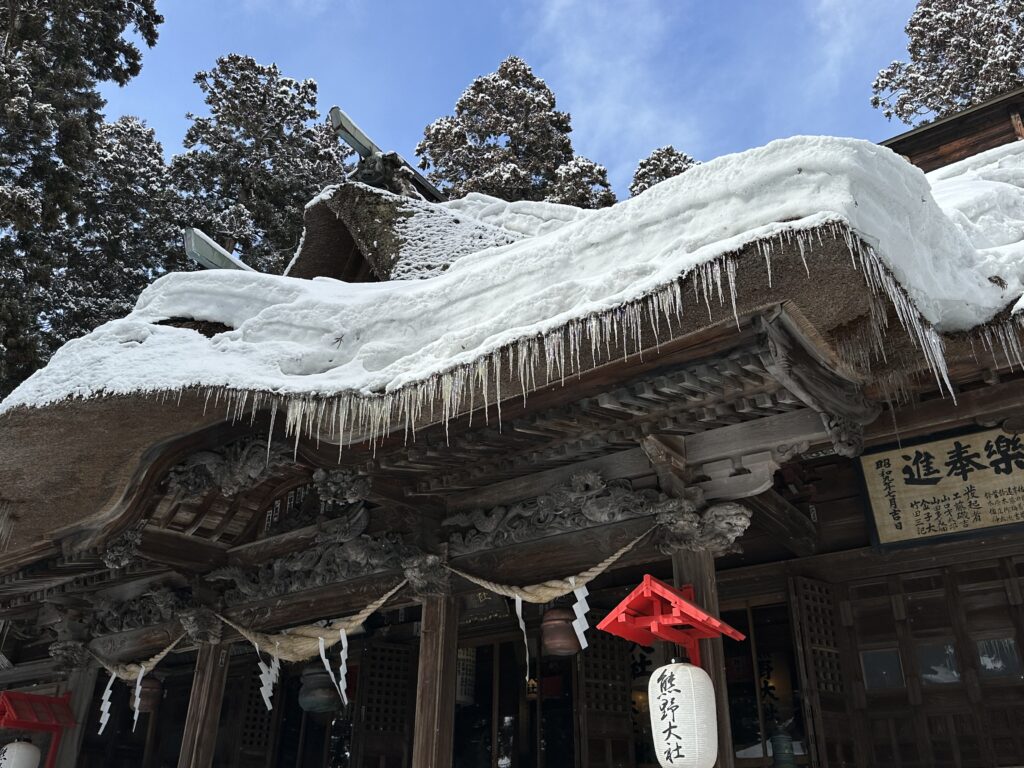 熊野大社（山形）拝殿