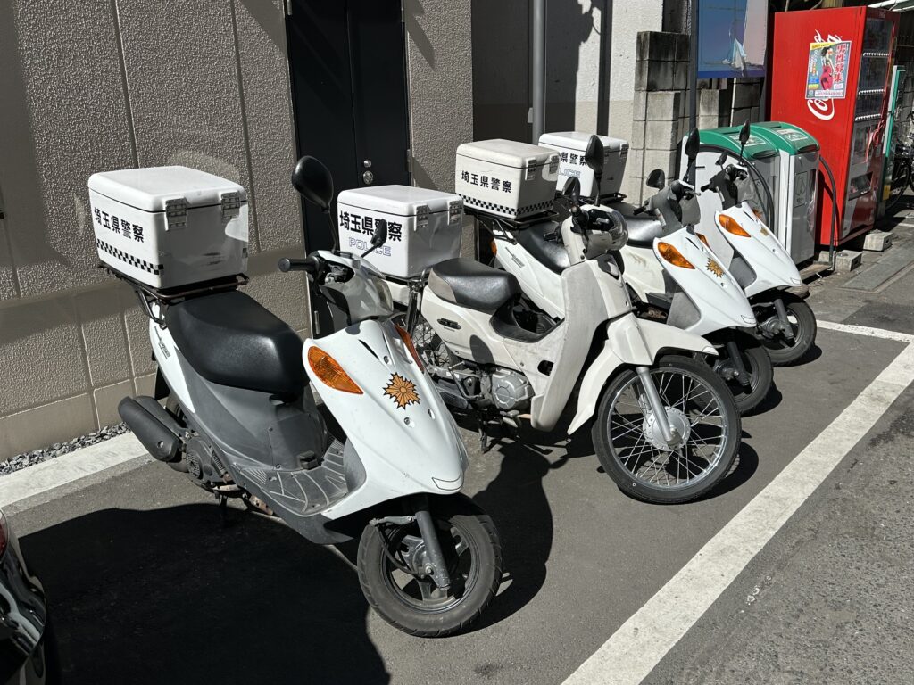 埼玉県警のバイク