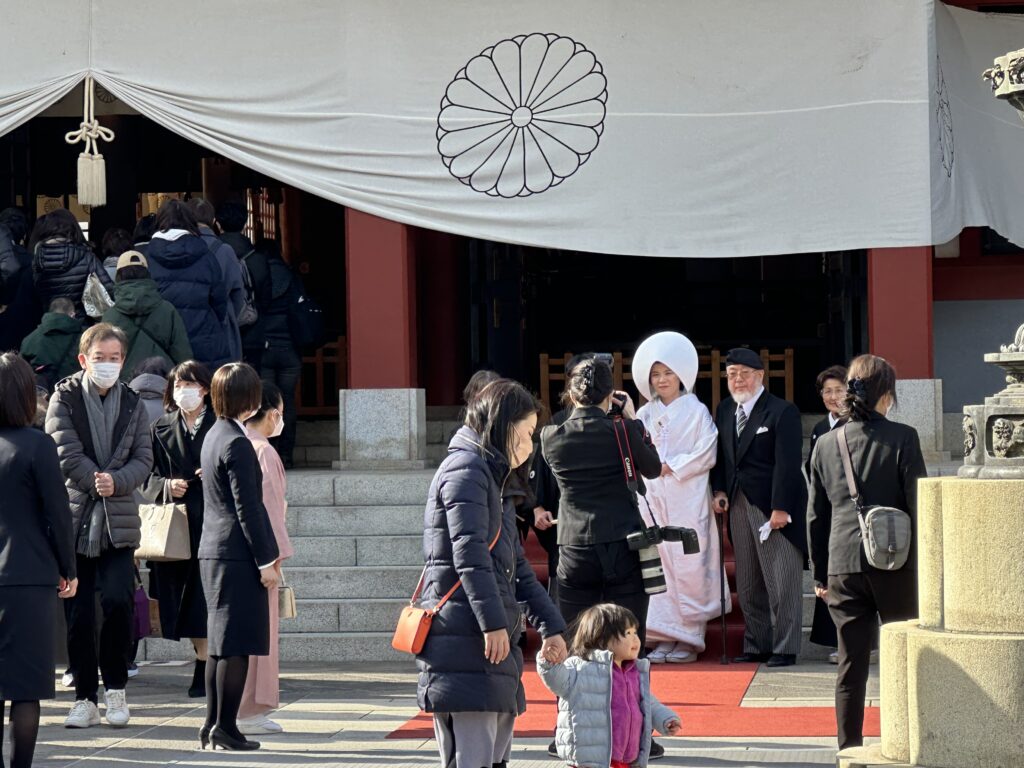 日枝神社で結婚式