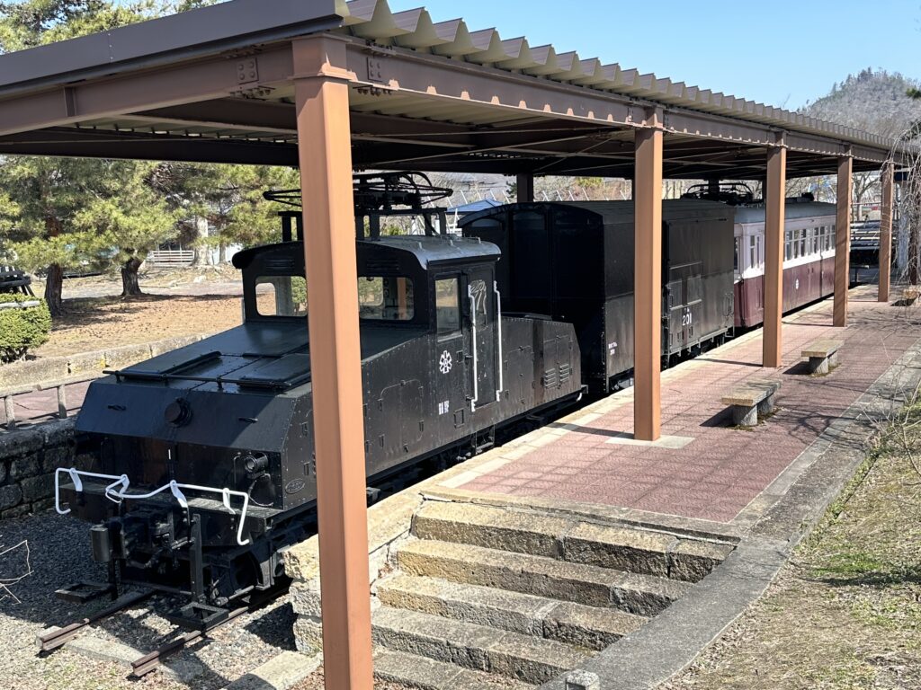 旧高畠駅の保存車両