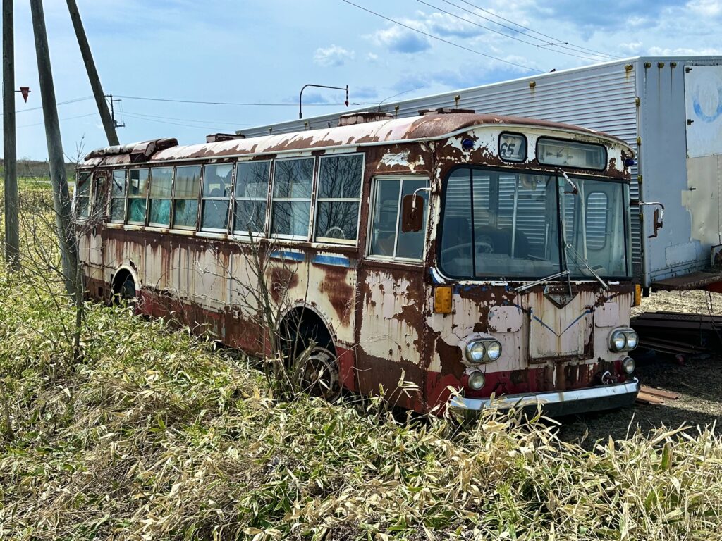 上風連の廃バス