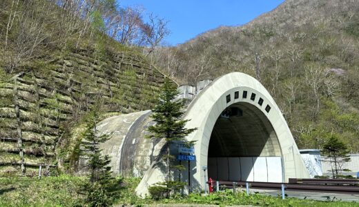 トンネル出入り口の写真（野塚トンネル）