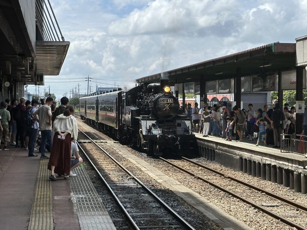 真岡鉄道のSL・C12-66