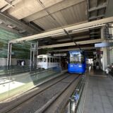 富山駅に乗り入れる路面電車