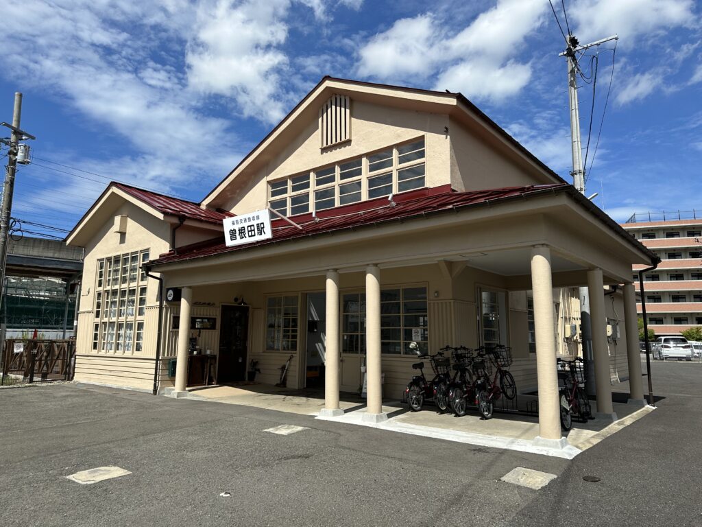福島交通の曽根田駅