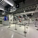 成田空港第3ターミナルのチェックインカウンター