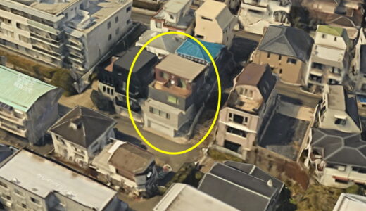 富豪の宝島夫婦が殺害された現場の高輪台の豪邸