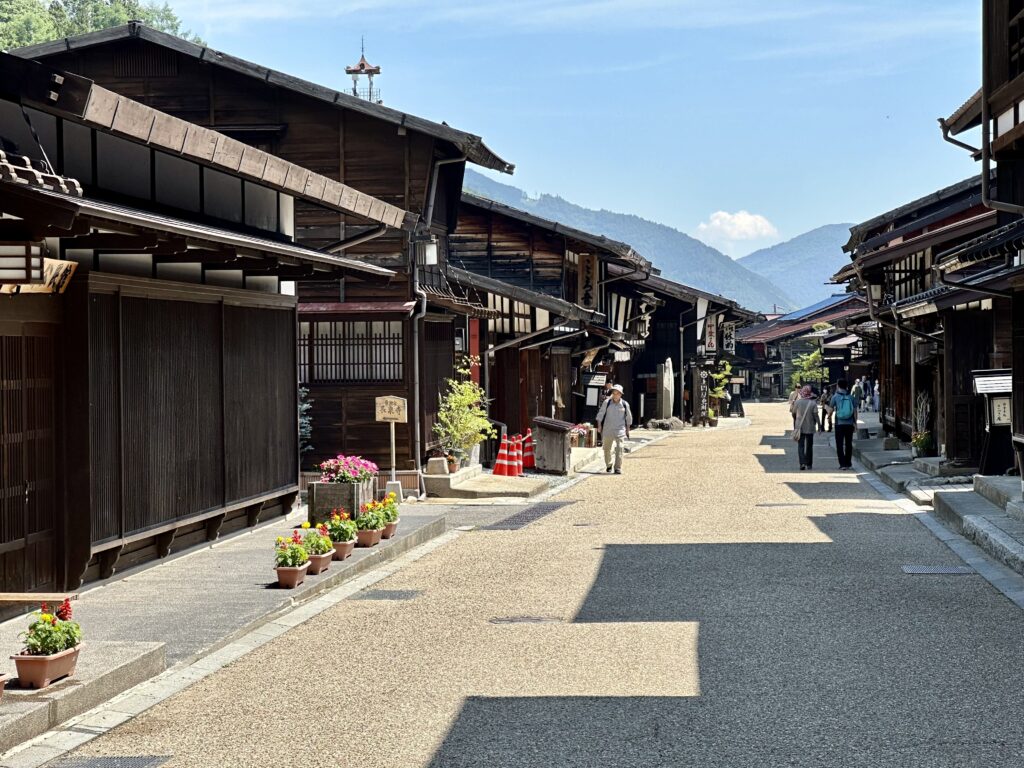 奈良井宿の街並み