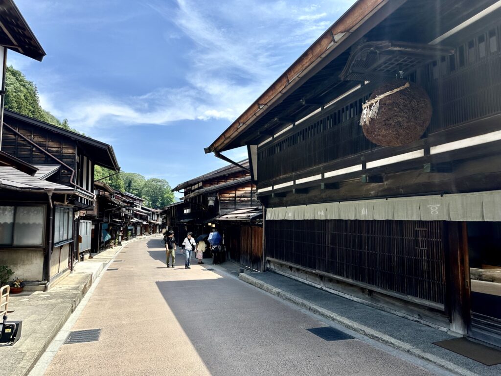 奈良井宿の街並み