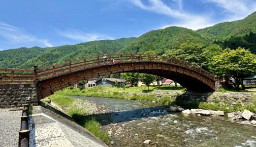 木曽の大橋（奈良井宿）