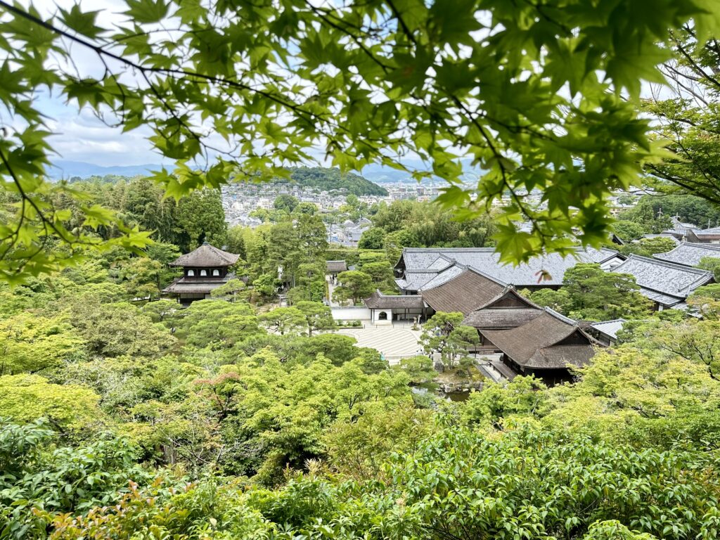 銀閣寺全景