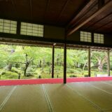 圓光寺書院から見る額縁庭園