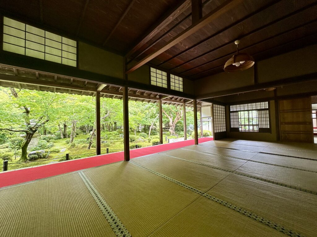 圓光寺書院と額縁庭園