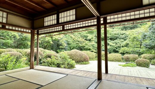 詩仙堂 (丈山寺)から見た庭園