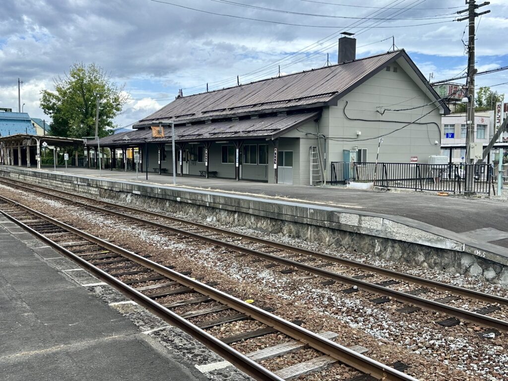 芦別駅の駅舎