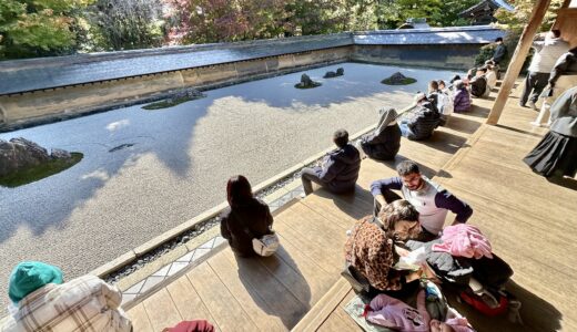 龍安寺石庭とインバウンド