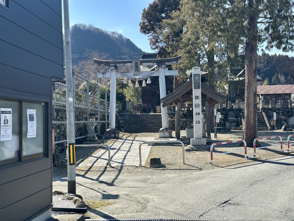 下仁田諏訪神社の鳥居