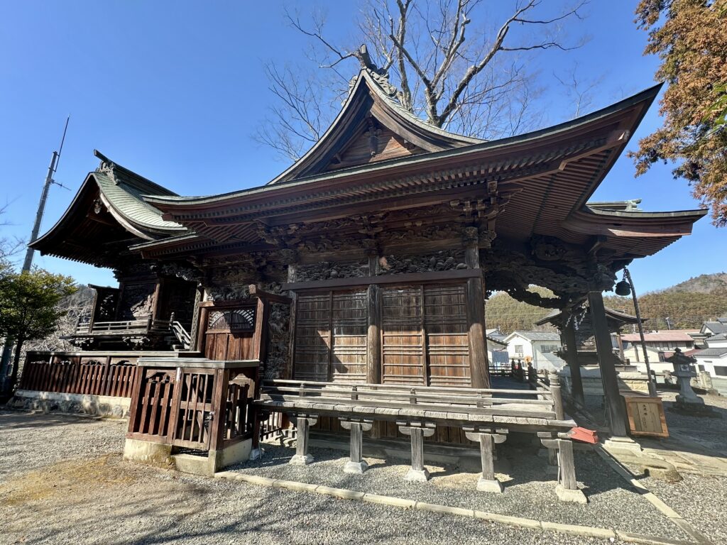 下仁田諏訪神社の拝殿（社殿）