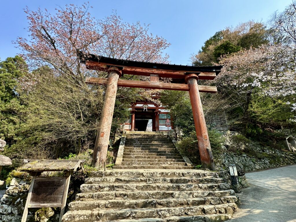吉野水分神社の鳥居