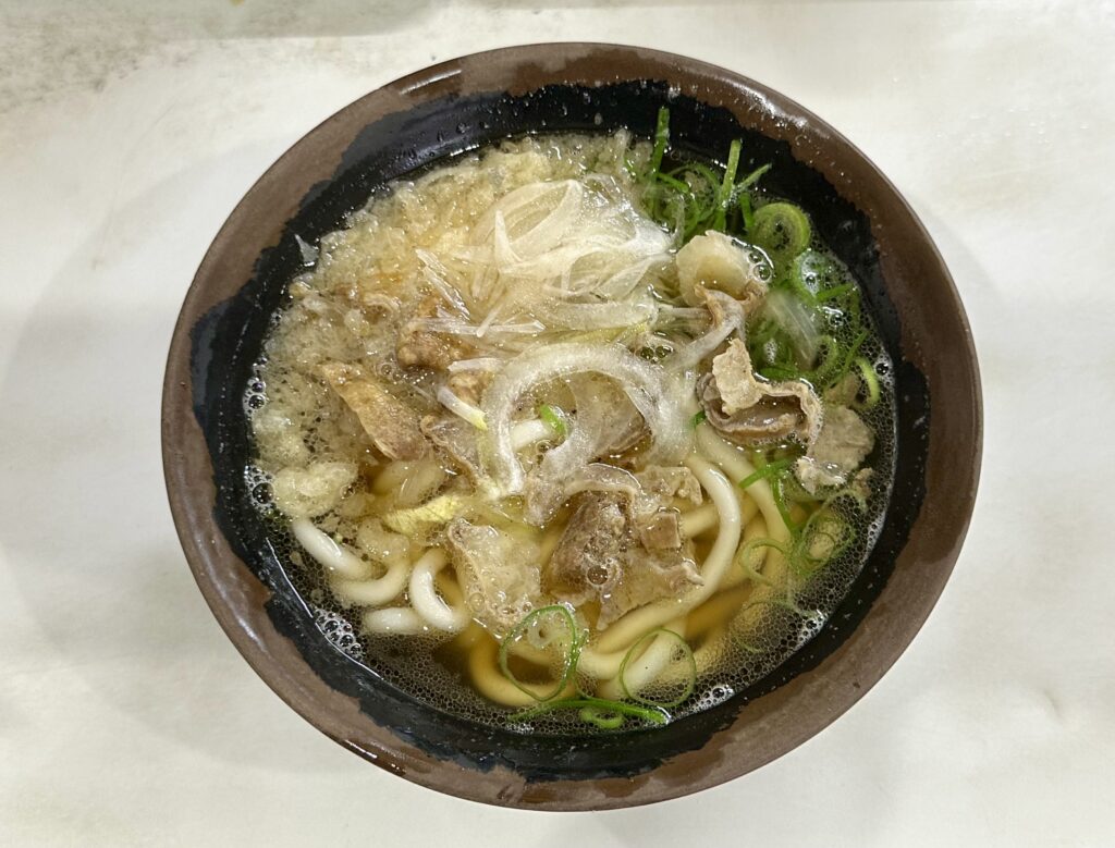 油かすうどん
