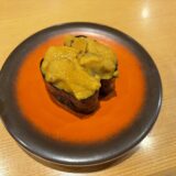 ウニの軍艦巻き