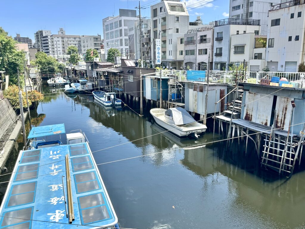 品川浦の船溜まり