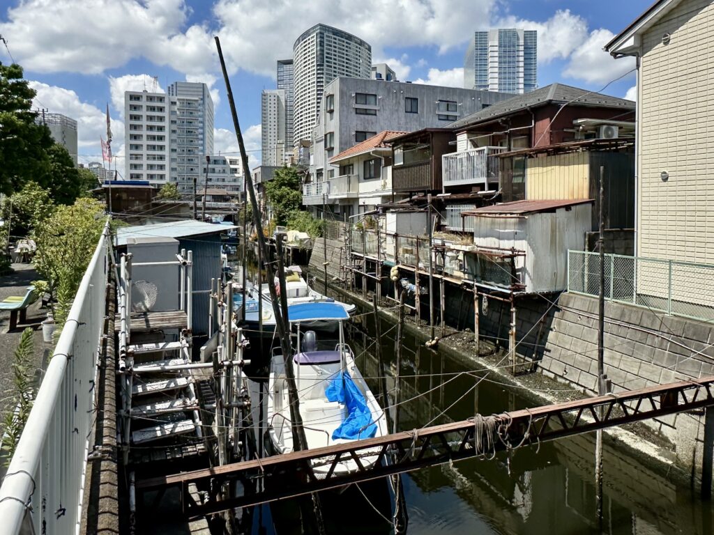品川浦の船溜まり