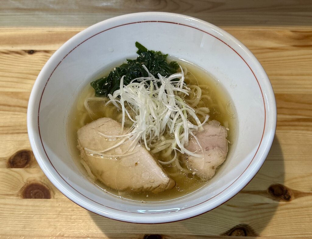 塩ラーメン（海味そば有木屋）