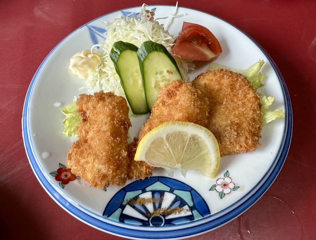 しかりべつサーモンのフライ