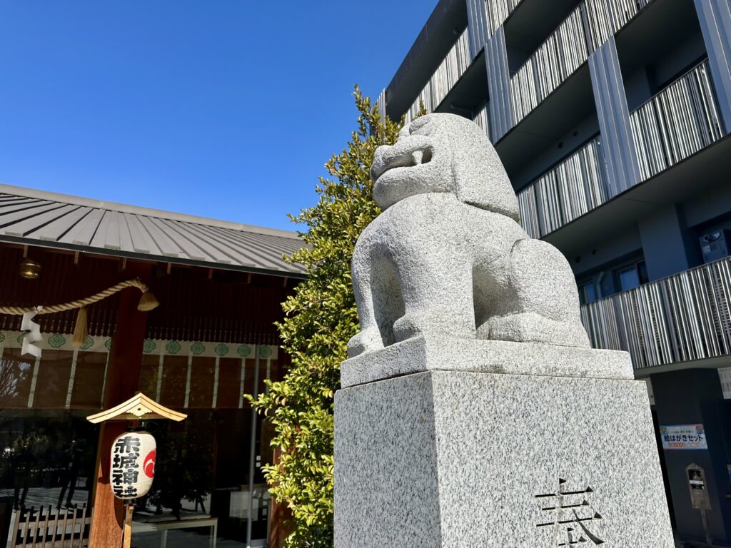 赤城神社の狛犬